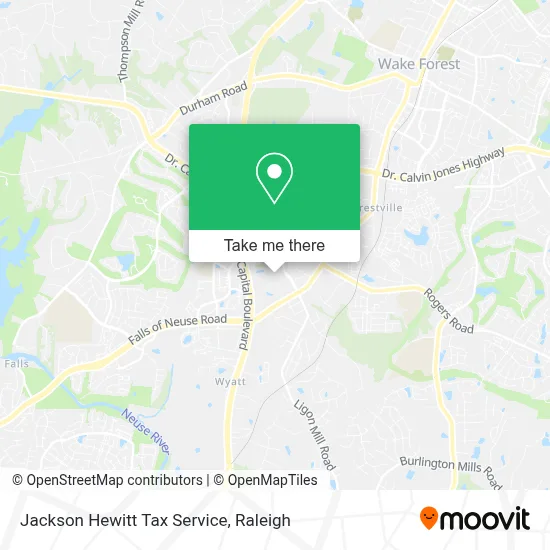 Mapa de Jackson Hewitt Tax Service