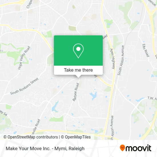 Make Your Move Inc. - Mymi map