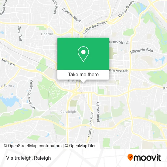 Visitraleigh map