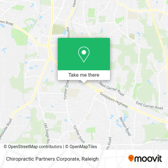 Chiropractic Partners Corporate map