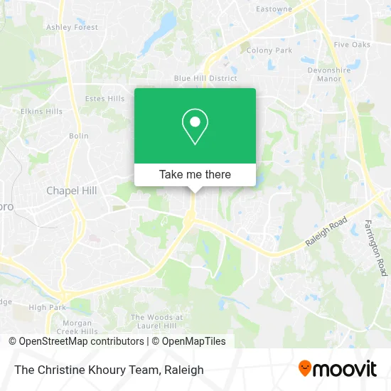 The Christine Khoury Team map
