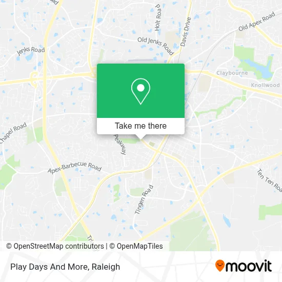 Play Days And More map