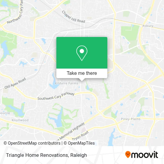 Triangle Home Renovations map