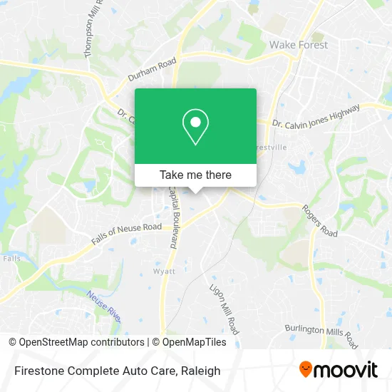 Mapa de Firestone Complete Auto Care