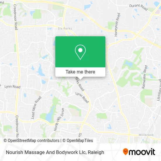 Nourish Massage And Bodywork Llc map