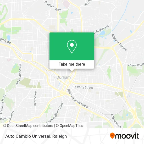 Auto Cambio Universal map
