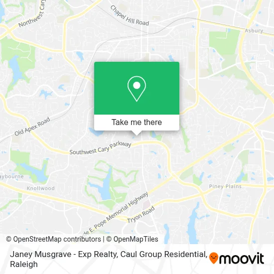 Janey Musgrave - Exp Realty, Caul Group Residential map