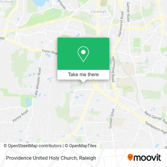 Providence United Holy Church map