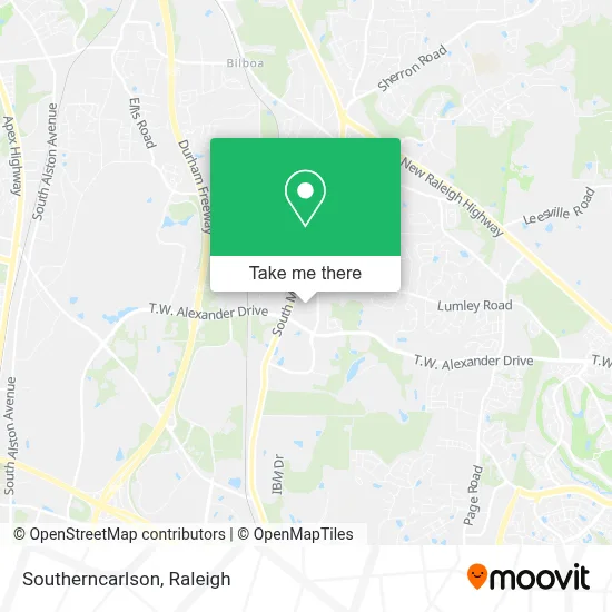 Southerncarlson map