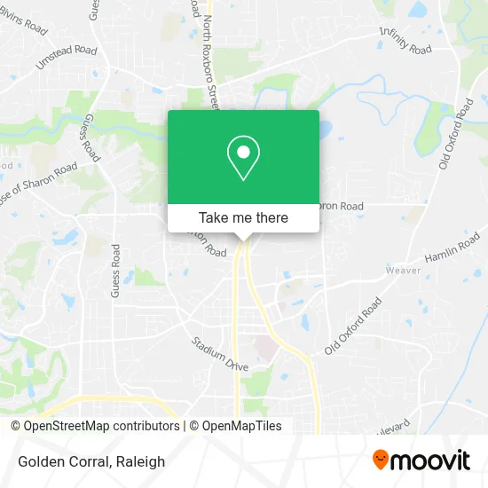 Golden Corral map