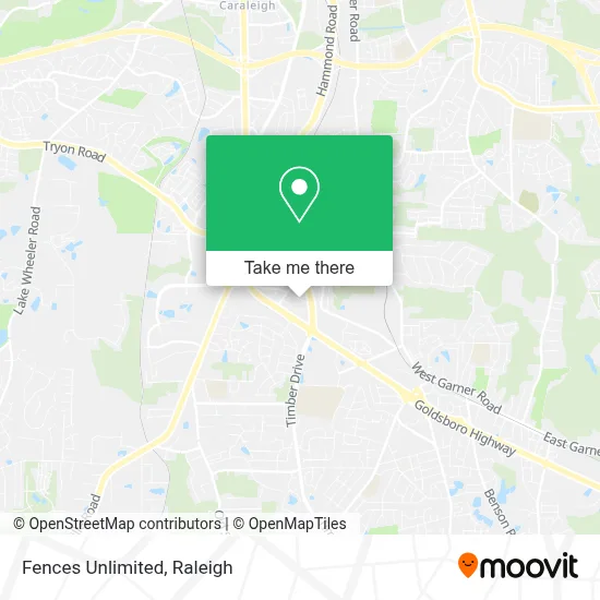 Fences Unlimited map