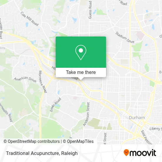 Traditional Acupuncture map