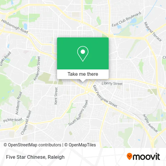 Five Star Chinese map