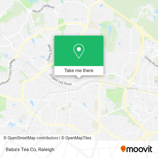 Baba's Tea Co map