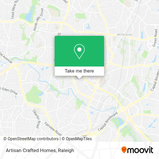 Artisan Crafted Homes map