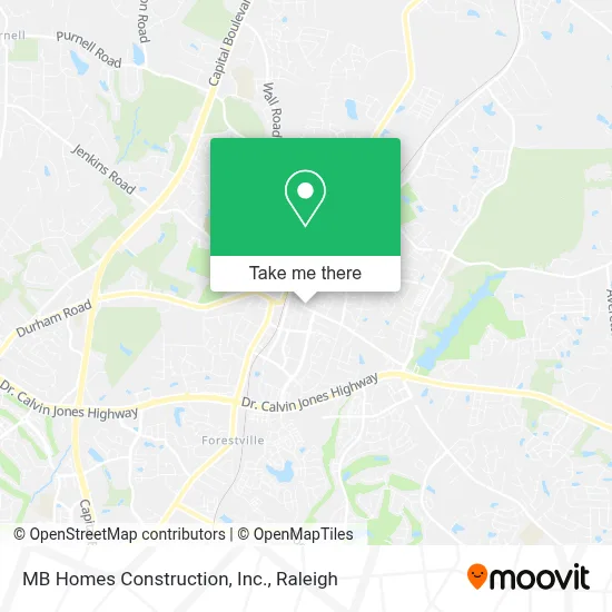 MB Homes Construction, Inc. map