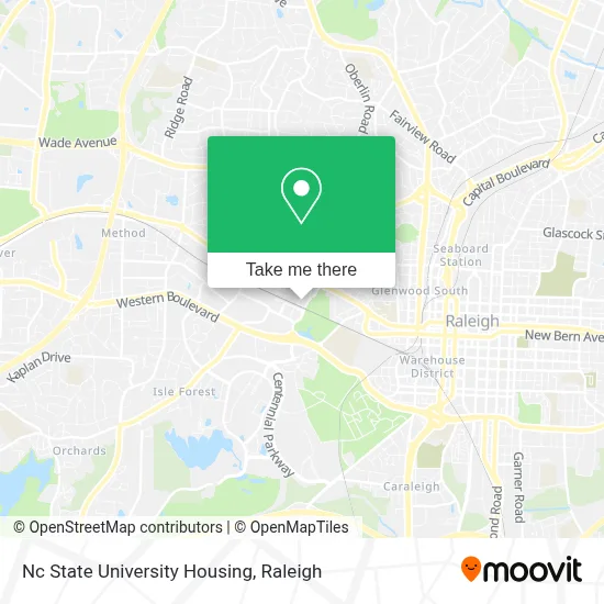 Nc State University Housing map