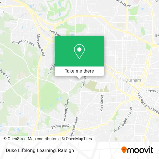 Duke Lifelong Learning map
