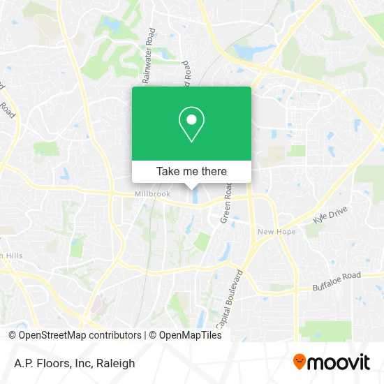 A.P. Floors, Inc map