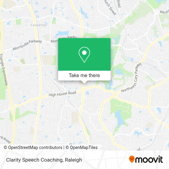 Clarity Speech Coaching map