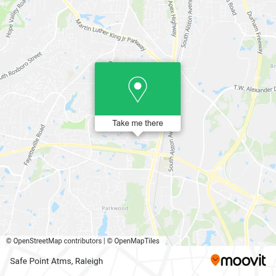 Safe Point Atms map