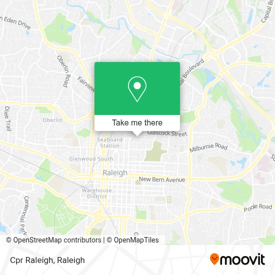 Cpr Raleigh map