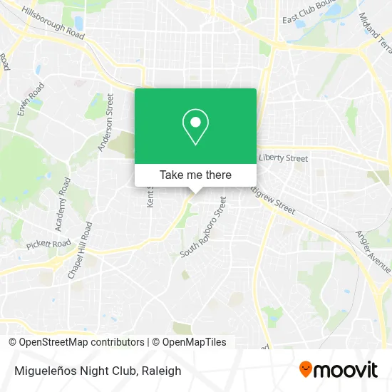 Migueleños Night Club map