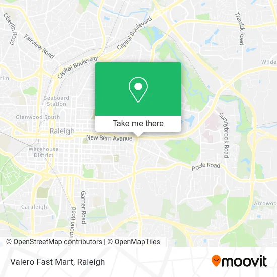 Valero Fast Mart map