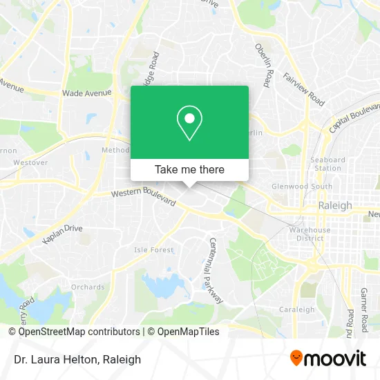 Dr. Laura Helton map