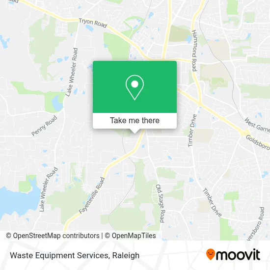 Waste Equipment Services map