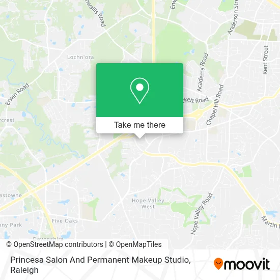 Princesa Salon And Permanent Makeup Studio map