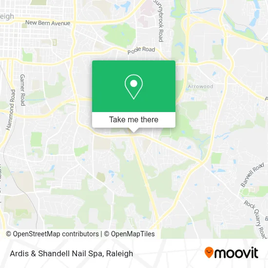 Ardis & Shandell Nail Spa map
