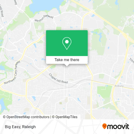 Big Easy map