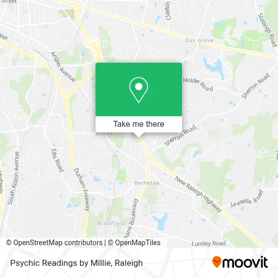 Psychic Readings by Millie map