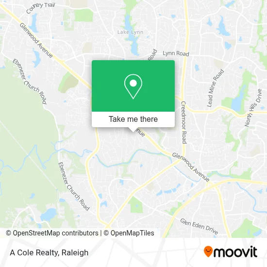A Cole Realty map