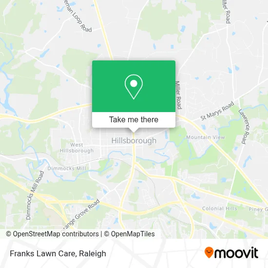 Franks Lawn Care map
