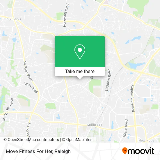 Move Fitness For Her map