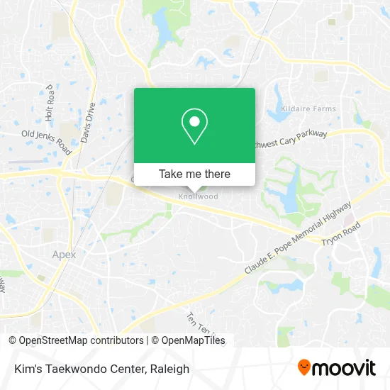 Kim's Taekwondo Center map