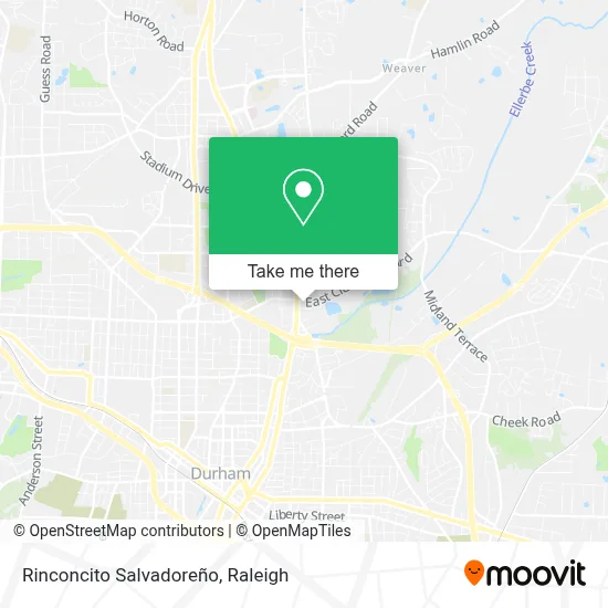 Rinconcito Salvadoreño map