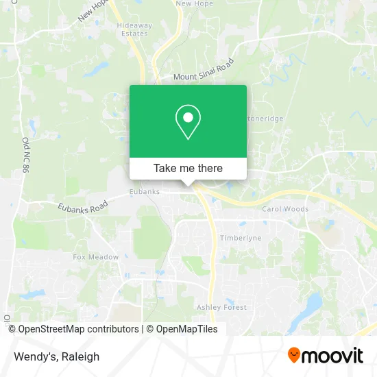 Wendy's map