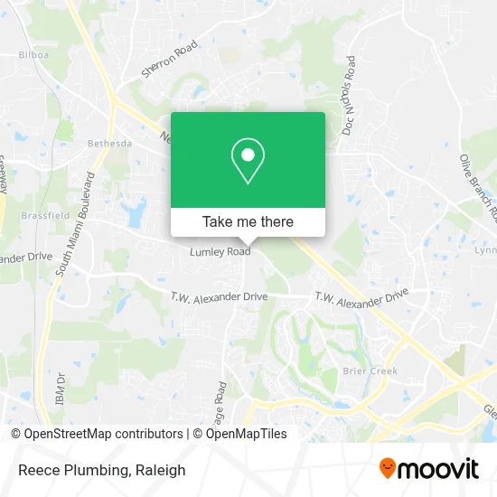 Reece Plumbing map