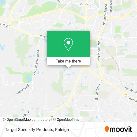 Target Specialty Products map