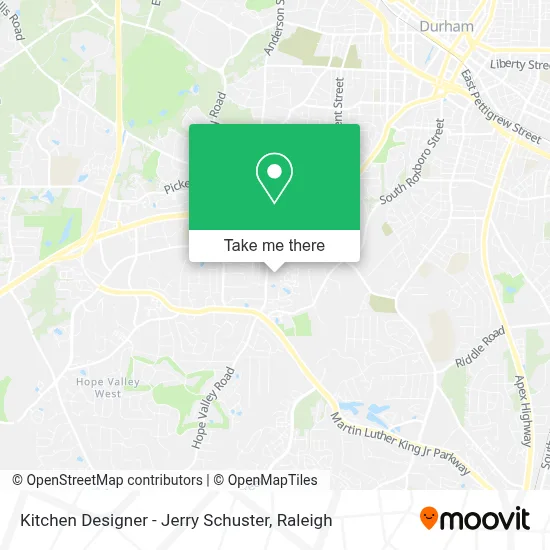 Kitchen Designer - Jerry Schuster map