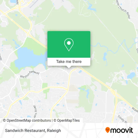 Sandwich Restaurant map