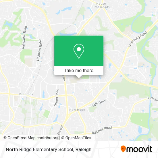 North Ridge Elementary School map