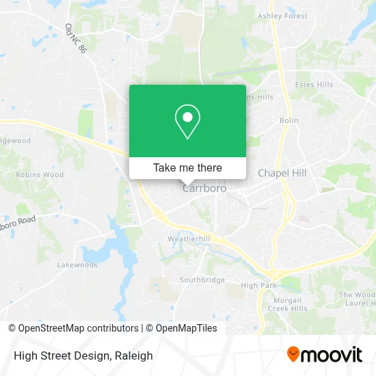 High Street Design map