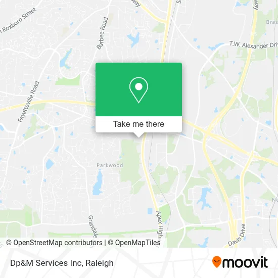 Dp&M Services Inc map