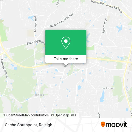 Cachè Southpoint map