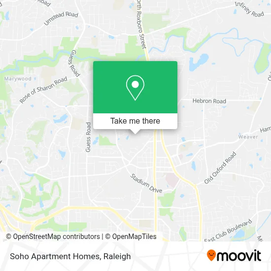 Soho Apartment Homes map