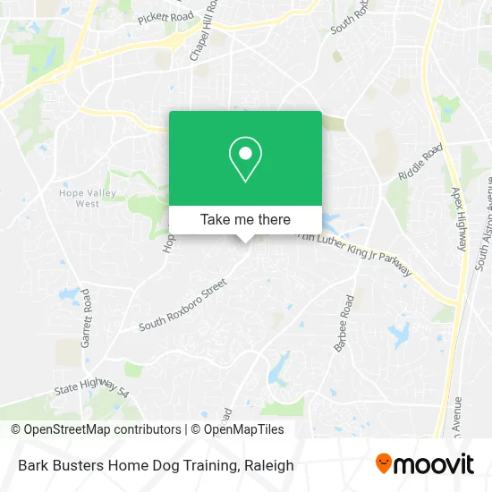 Bark Busters Home Dog Training map